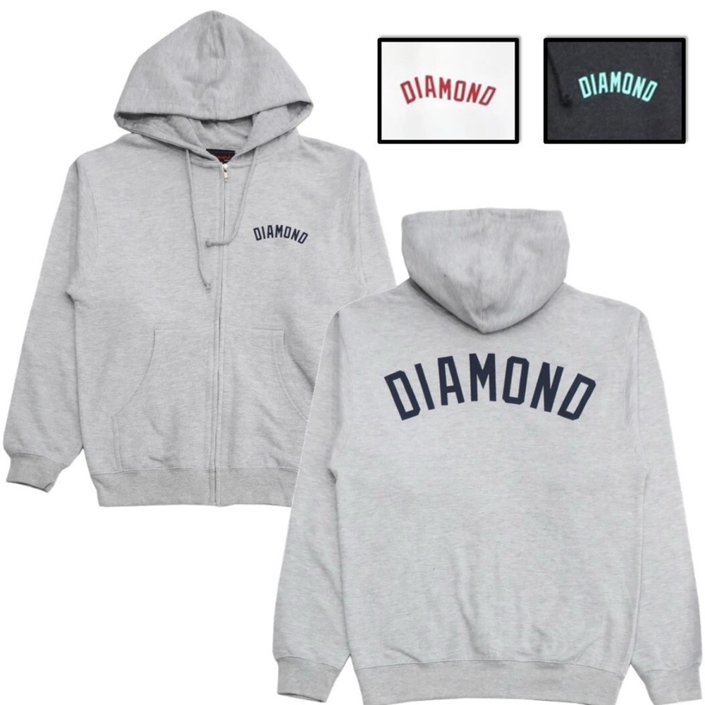 Diamond Supply Co. Heather Gray Hoodie